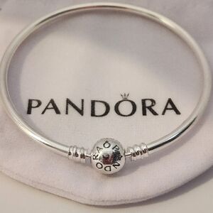 New Pandora Moments Bangle Bracelet Size 7.1 inches Sale !! ALE